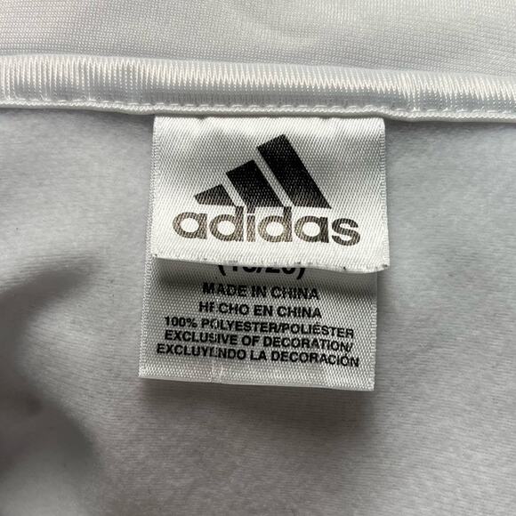 ADIDAS | Boys' Zip Up Track Jacket Sweatshirt Black and White XL - Picture 8 of 10
